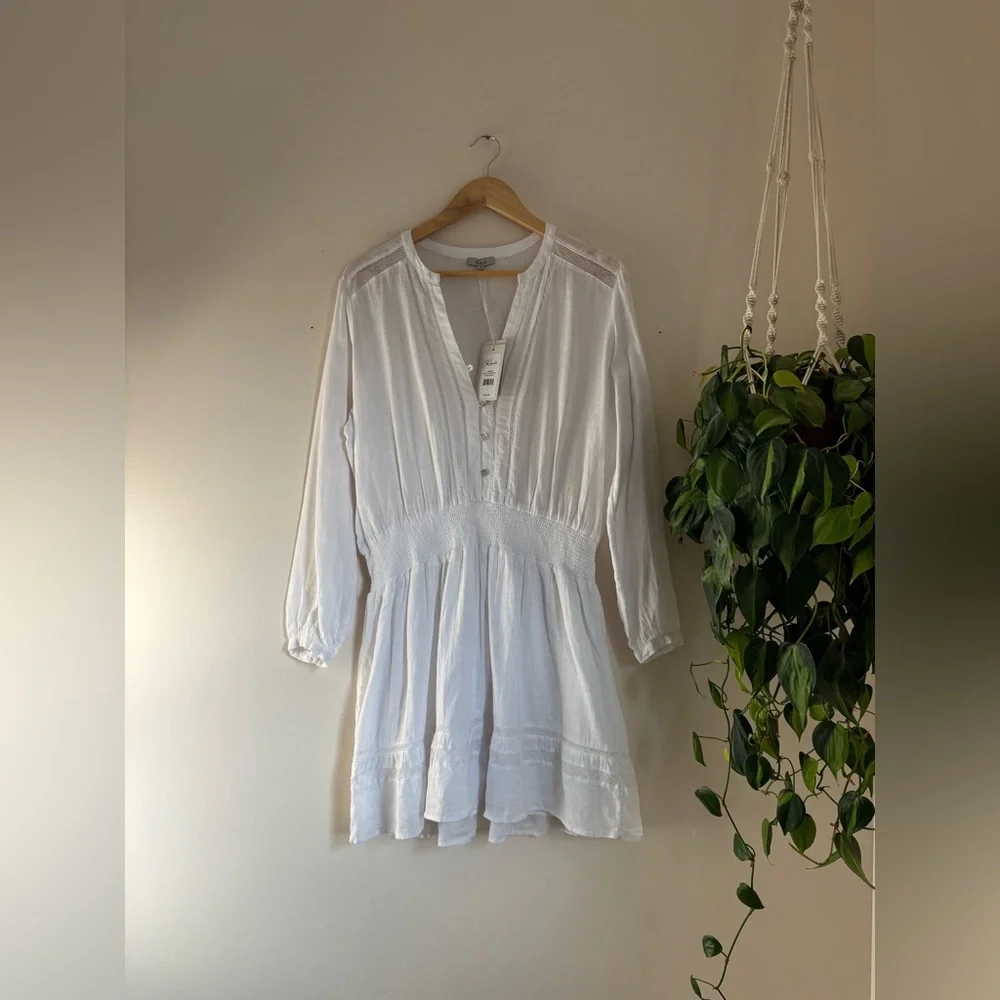 RAILS Jasmine White Lace Detail Dress - Picture 5 of 13